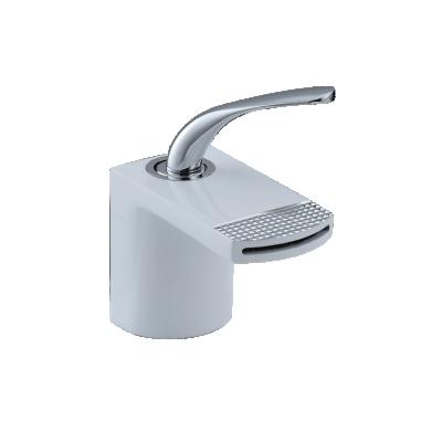 China Electric Faucets Fapully Bathroom Deck Mounted Basin Modern Style Swept Cold And Hot Waterfall Faucet Luxury Faucet for sale