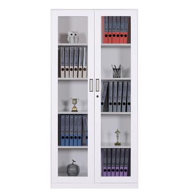 China (Waist) Metal Office Furniture 2 Door Filing Cabinet Cabinet Side Narrow Steel Sliding Door Steel Office Filing Cabinet for sale