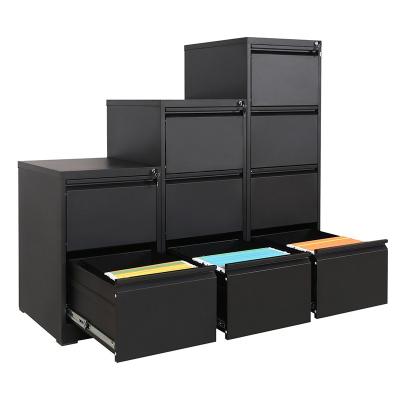 China (Size) 3 4 Drawer Folder File Cupboard Metal Drawer Cabinet Adjustable 2 Drawer Steel Storage Cabinet for sale