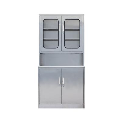 China FSD-New Design Stainless Steel Steel Cabinet Modern Stainless Cabinet Cupboard For Hospital for sale