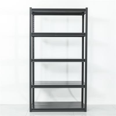 China SW-R05 minimalist black color boltless steel rack for sale adjustable metal racks for storage for sale