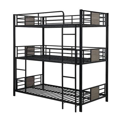 China Modern Cheap Steel Bunk Beds Triple Metal Bunk Beds Adult Metal Attic Beds SW-SC22 for sale