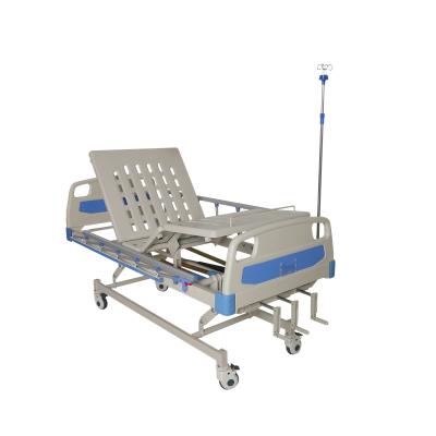 China Hot Selling FSD Metal Hospital Bed 3 Cranks Nursing Patient Hospital Bed for sale