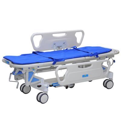 China SFD-N01 Truckles Silent Rubber Medical Stretcher Stretcher Aluminum Foldable Funeral Hospital Bed For Sale for sale