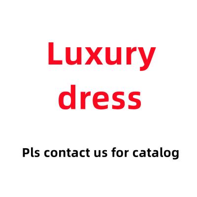 China hot sale Anti-wrinkle famous brands dress luxury party plus size summer dresses high fashion casual clothes women's clothing for sale