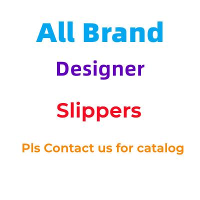 China 2022 2022 famous luxury high quality women brands women designer slippers waterproof flat slipper branded wholesale for sale