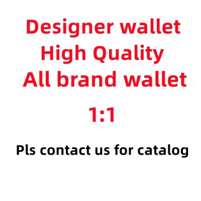 China Fashion Wireless Filling Luxury Leather Wallet For Men Famous Designer Women Bags Purse Brand Purse High Quality for sale