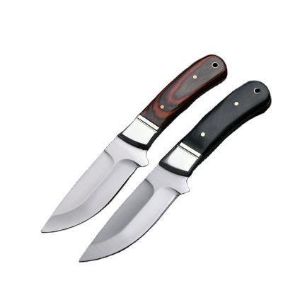 China Non-variable high quality outdoor practical small straight knife without mouth camping bearing knife for sale