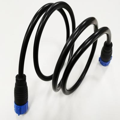 China MP3/MP4 Player 3pin Led Cable Ip67 Waterproof Jack Waterproof Extension Cables Male Female Connector for sale