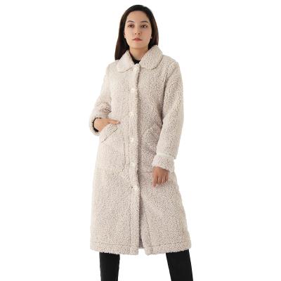 China Fashion Anti-wrinkle Faux Fur Coat Women Wholesale Wool Anti-wrinkle Clothing Casual Style Long Jacket Lambskin Fur Coat Winter Outerwear for sale