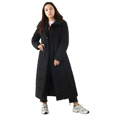 China Winter Raincoat Adults Casual Raincoat Down Jacket Women Plus Size Clothing Stripper Coats Black Anorak Warm Unisex Jacket Long For Women for sale