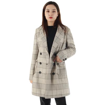 China European and American thin chic temperament anorak coats ladies Korean waterproof double-breasted double-breasted trench coat for sale