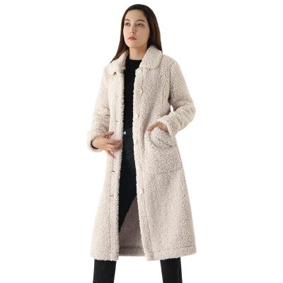 China Anti Wrinkle Women Winter Coats Fashion Artificial Fur Coat Wholesale Casual Style Long Clothes Fashionable Fur Coat Wool Winter Jacket Outerwear for sale