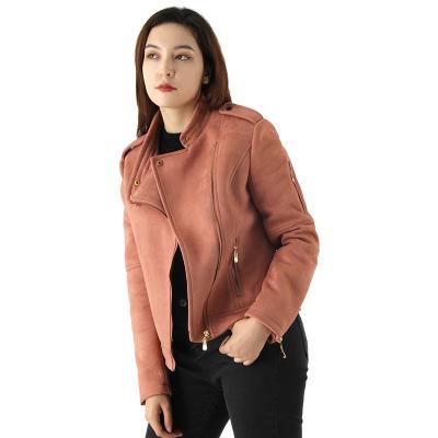 China Fashion Warm Thick Women's Faux Suede Leather Jackets Solid Color QUICK DRY QUICK DRY Winter Wear Women's Faux Suede Leather Jackets For Men for sale