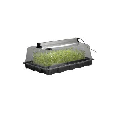 China Use with led grow 1020 light wholesale greenhouse gardening for microgreen dome pot light seeding heat mat propagation tray for sale