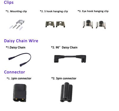 China Connect t5 to grow light LED to grow light linkable daisy chain cable for sale