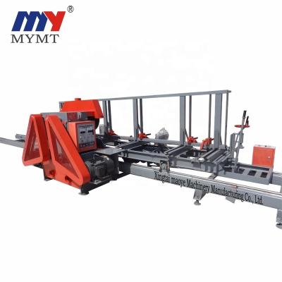 China MaoYe CNC four-axis log sliding table panel saw wood plank cutting machine MJ-4050 for woodworking made in china for sale