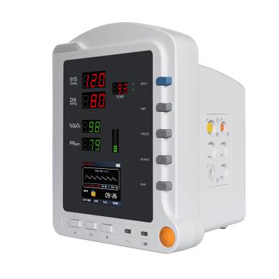 China Multipara Patient Monitor CMS5100 Patient Monitor Multiparameter Medical Emergency Equipment High Quality Portable Patient Monitor For Icu Use for sale