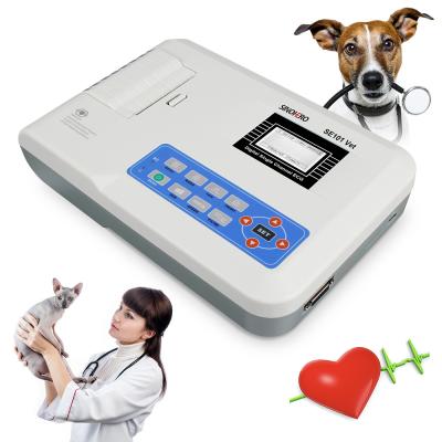 China 1 Channel SINOHERO SE101-Vet Single Channel Veterinary Ecg Machine Animal Ecg Electrocardiogram for sale