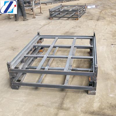 China Custom made single sided multi faceted heavy duty steel metal galvanized euro warehouse forklift pallet for sale for sale