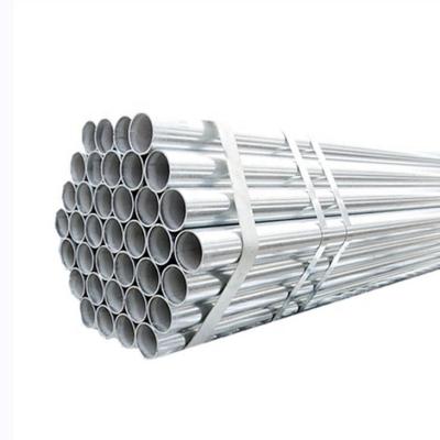 China Gas Pipe Zinc Coated Steel Pipe ASTM A0252 Round Cold Drawn Galvanized Welded Galvanized Steel Tube For Construction for sale