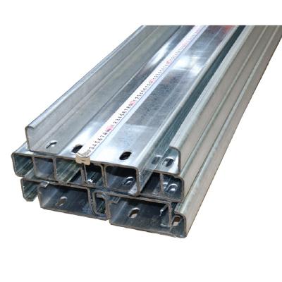 China Steel Structure Double Channel Furring Channel Hot Rolled Galvanized Steel C Channel Price for sale