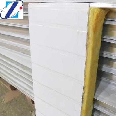 China Contemporary Wall Cladding Insulation Board Panel Cold Room Rock Wool Sandwich Panels Roofing Panel for sale