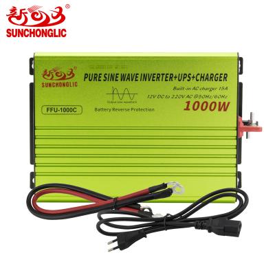 China Home Appliance / Sunchonglic Off-Grid System 12v DC 220v AC 1000w Off Grid Ups Pure Sine Wave Power Inverter for sale