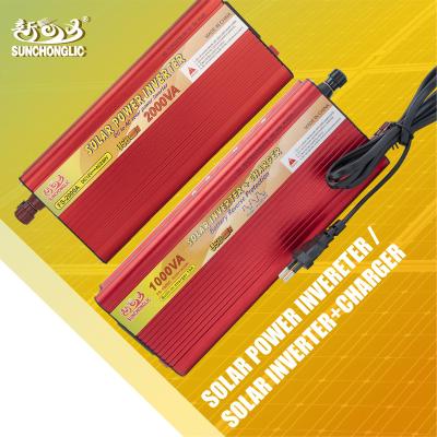 China 5V 1A USB Output Sunchonglic Power 1000w 12v 220v AC 1000va Invert DC Modify Sine Wave Inverter With Charger for sale