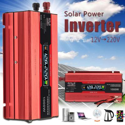 China 5V 1A USB produced Sunchonglic to modify solar sine wave inverter 12v 220v 1000w 1000va off grid power invert for sale