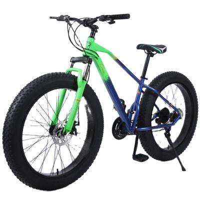 China TENGKE Fat Tire 26 Inch High Carbon Steel Two-tone Snow Chopper Bicycle Beach Cruiser Bike for sale