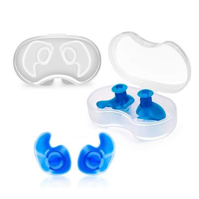 China Popular colors wholesale waterproof swimming supplies silicone earplugs for adults and children for sale