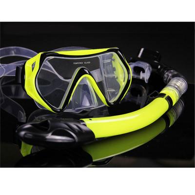 China Popular Colors Wholesale Adult Diving Dry Set Snorkeling Equipment Mirror Anti Fog Breathing Tube Full Diving Mirror for sale