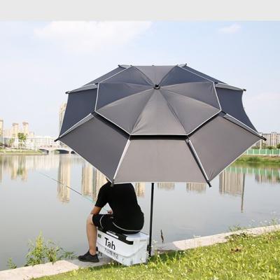 China TANXIANZHE Parasol Sports Goods Rainproof Outdoor Sunshade Fishing Umbrella Support Customization High Quality Beach Umbrella 2.6m for sale