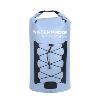 China 2021 Adult Waterproof Bucket Outdoor Seaside Bag Waterproof Backpack 30L for sale