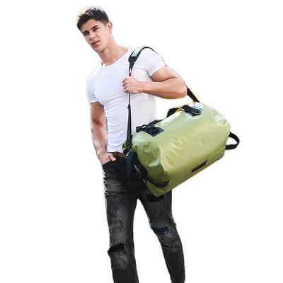 China 40L Travel Bag Adult Popular Portable Waterproof Waterproof Duffel Bag Large Capacity Travel Bag Mountaineering Camping Beach Bag for sale