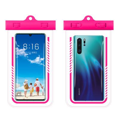 China Large Transparent Waterproof Mobile Phone Cover TPU Neck Waterproof Popular Mobile Phone Bag Waterproof Hanging Phone Diving Smart Bag for sale