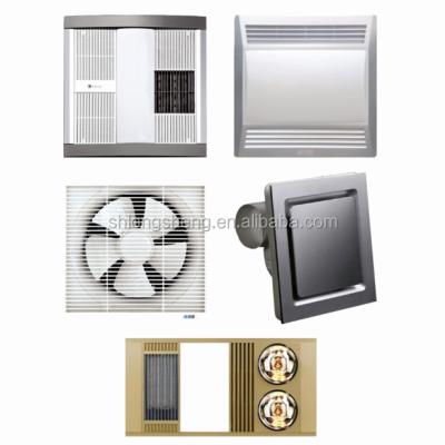 China PC 110V/220V exhaust fan wall ABS ventilation and bathroom window mounted ventilation fan with light for sale