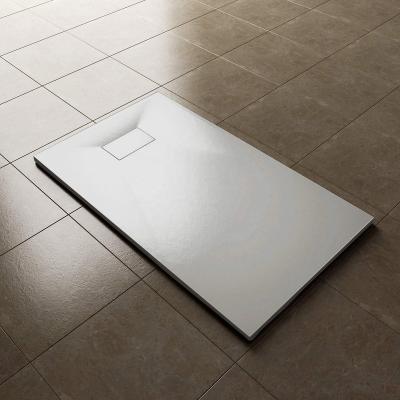 China Bathroom Floor Base 900 mm SMC Shower Tray CE White EUROPEAN Custom Size Certificated Portable Hotel Anti-Slip Shower Base for sale