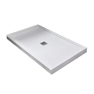 China Hot Sale Modern Shower Trays Goods Using Stainless Steel Sale Shower Pan Modern Bathroom SMC Shower Bases for sale