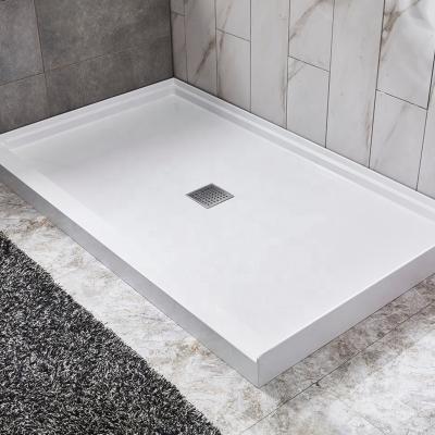 China Modern White Single Threshold Shower Bases SMC Cheap Shower Trays 36