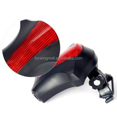 China Alonefire BS-09 Bicycle Tail Light 5 LED Bicycle Waterproof Sports Safety Red Rear Cycling Warning Light BS-09 for sale