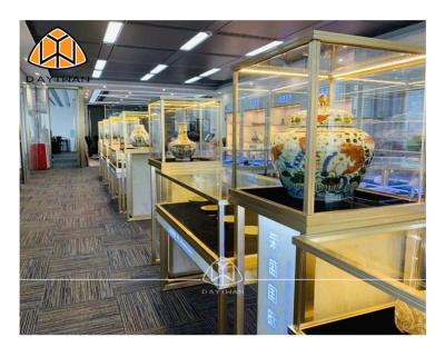 China Customized Multifunctional High Quality Museum Furniture Display Case Curiosity Glass Cabinet for sale