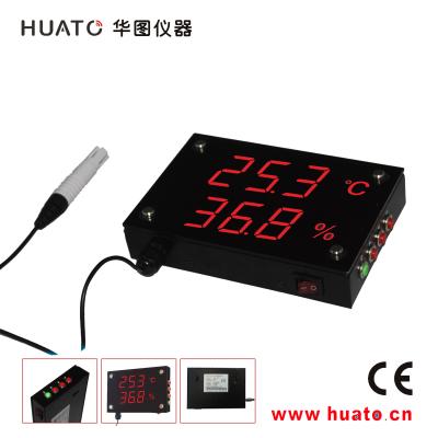 China 10 Digitale de Thermometerhygrometer van de meter Visuele Afstand met Externe Sonde Rode LEIDENE Vertoning Te koop