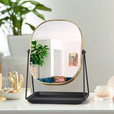 China Makeup Products Factory Cheap Vanity Table Vintage Makeup Ttable Tops Jmy001 Magnifying Square Dressing Table Mirrors for sale