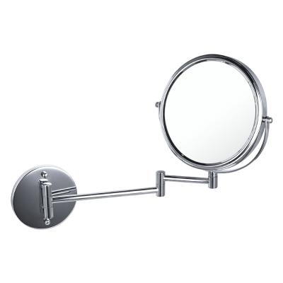 China Wall Mounted Magnifying Led Touch Screen Adjustable Lightweight Double Sided Magnifying Vanity Porcelain Stain Bathroom Mirror Gmj833 for sale