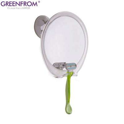 China Magnifying Fogless Shaving Suction Cup Vanity Makeup Mirror for sale