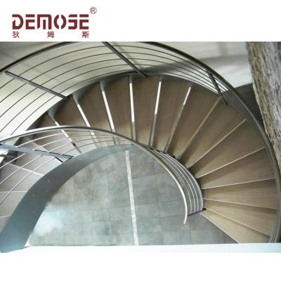 China Indoor Bamboo Staircase| glass spiral staircase| decorative spiral staircase for sale