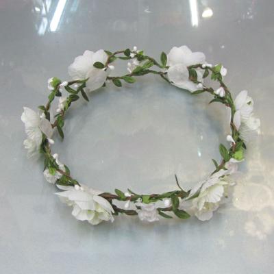 China Wedding Bridal Wreath Artificial Flower Daisy Wreath Headband Daisy Wedding Bridal Wreath Headband Artificial Flower Wreath for sale