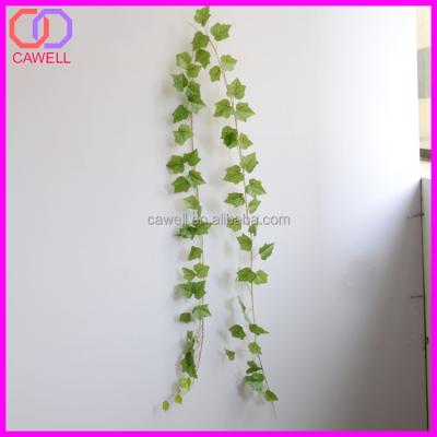 China Wall Hanging Climbing Artificial Green Leaves Twine Hanging Wall Artificial Green Leaves Twine for sale